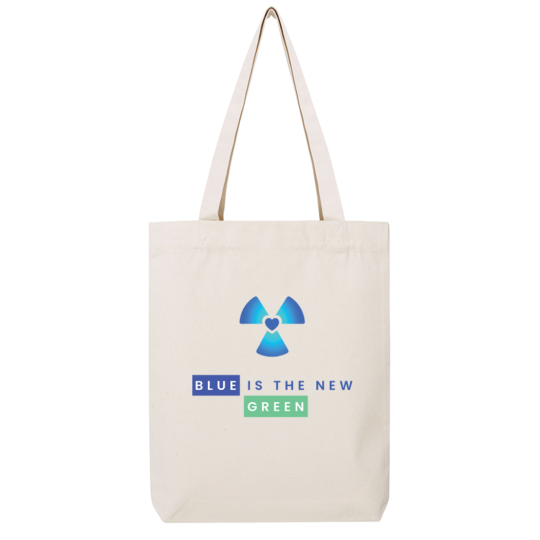SHOPPER - BLU IS THE NEW GREEN natural